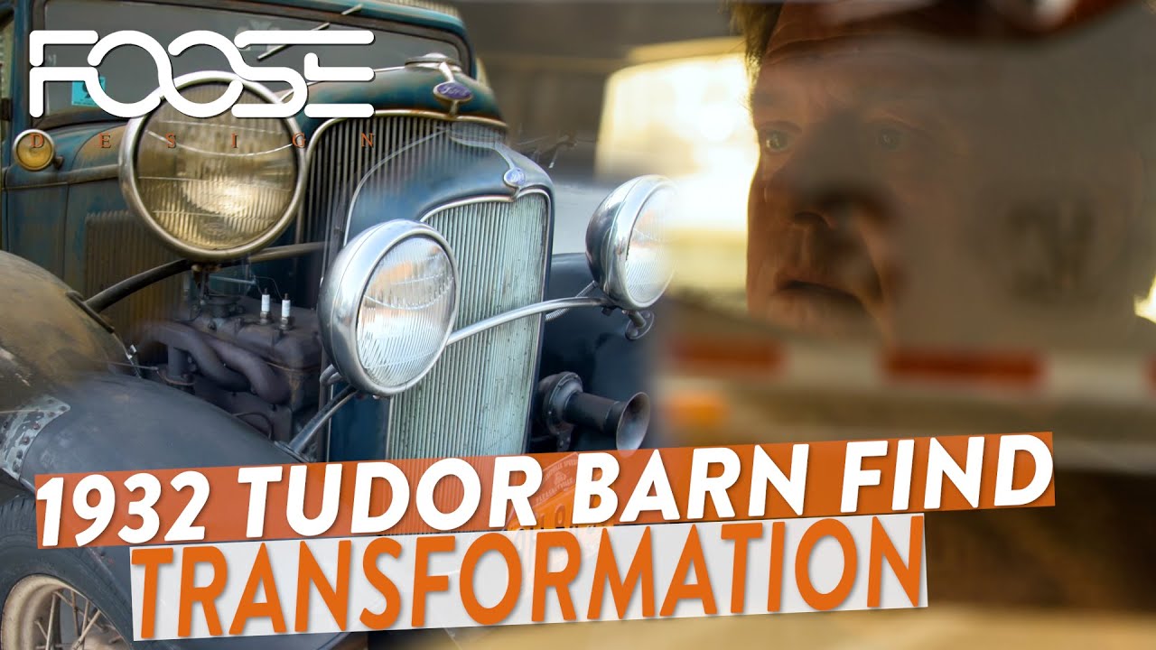 BangShift.com Check Out This 1932 Ford Tudor Barn Find That Chip Foose Found, And His One Day Transformation That Has Me Wanting To Go For A Ride [Video]