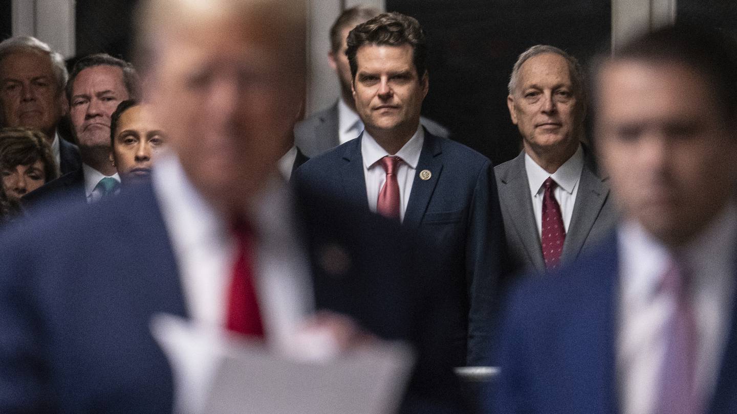 Matt Gaetz evokes ‘standing by’ language adopted by Proud Boys as he attends court with Donald Trump  WPXI [Video]