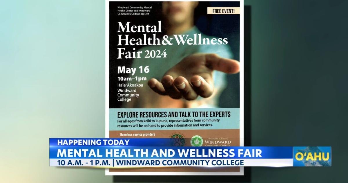 Oahu Mental Health Fair offers free services today | News [Video]