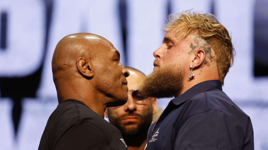 Jake Paul, Mike Tyson face off at Texas Live! in Arlington [Video]