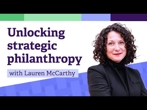 CSR transformed: How to unlock strategic philanthropy [Video]