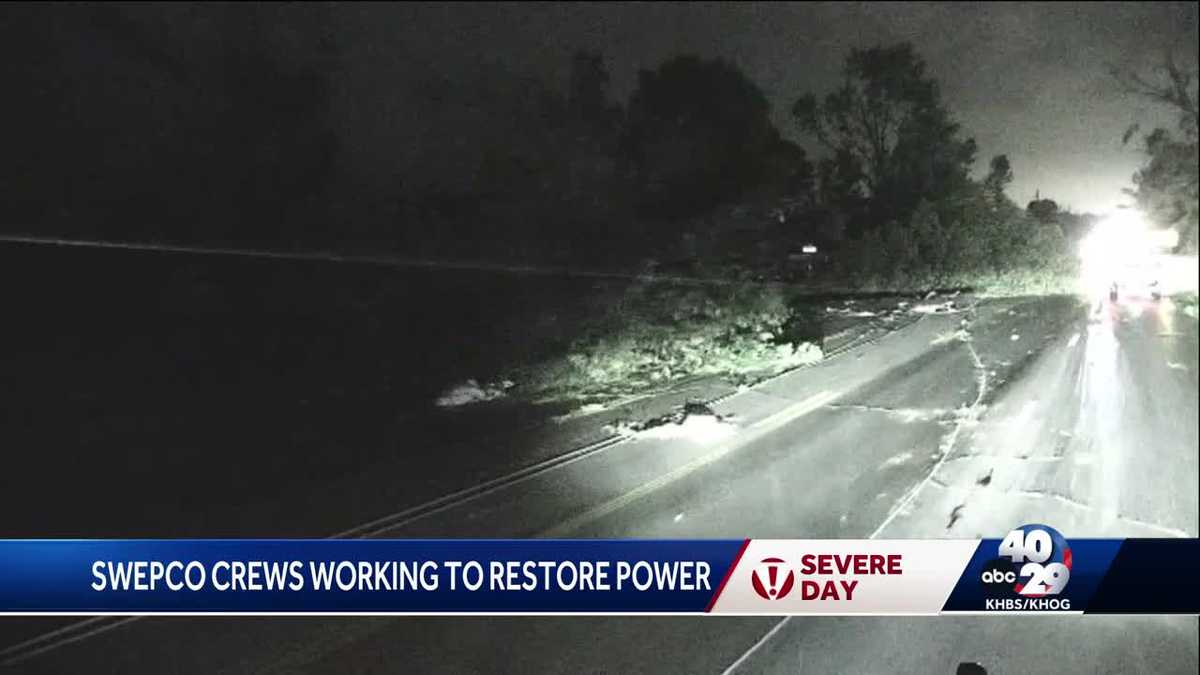 More than 1,200 people working to clear damage, restore power [Video]