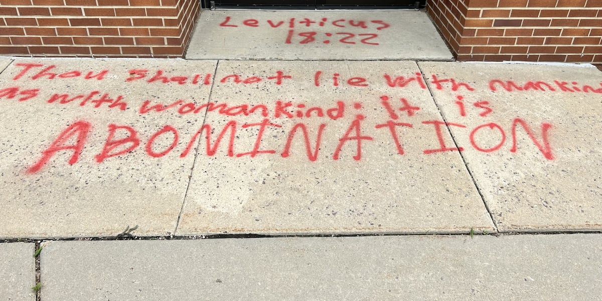 Mitchell church vandalized with spray paint [Video]