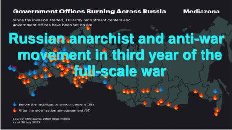 Antti Rautiainen: On the Russian anarchist and anti-war movement in the third year of full-scale war [Video]