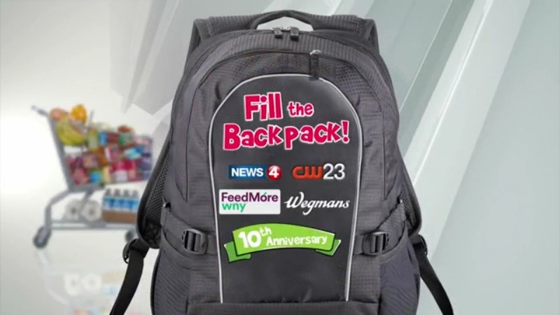 10th Annual Fill the Backpack fundraiser for FeedMore WNY is back at Wegmans [Video]