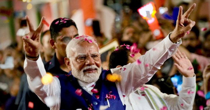 Indias Modi secures record 3rd term but his party loses outright majority – National [Video]