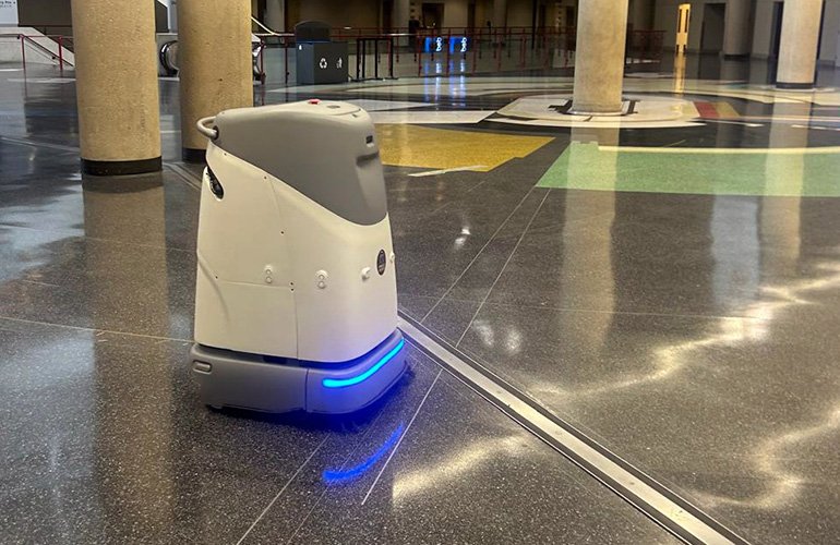 Aramark deploying cleaning robots in key locations [Video]