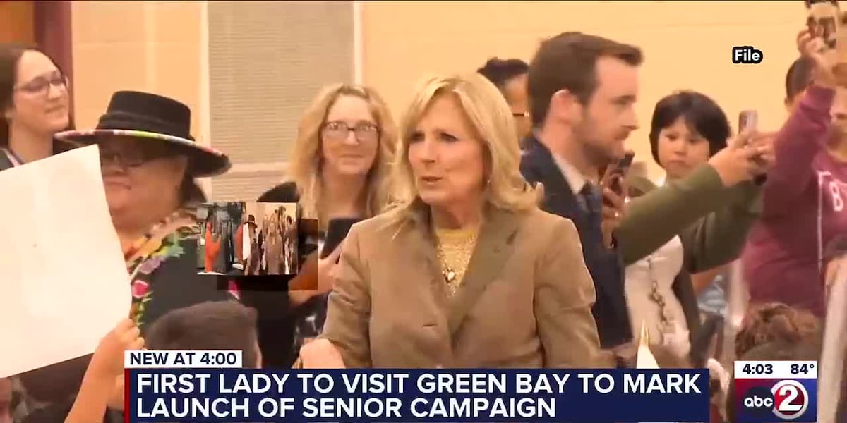 First Lady Jill Biden to visit Green Bay on Thursday to highlight seniors issues [Video]