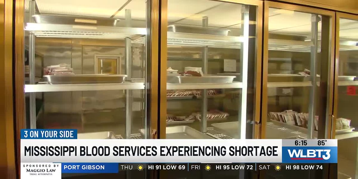 Mississippi Blood Services experiencing critical shortage [Video]