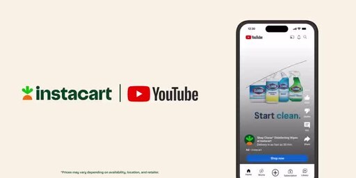 INSTACART MAKES YOUTUBE ADS SHOPPABLE FOR CPG BRANDS [Video]