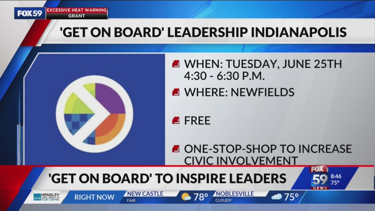 Leadership Indianapolis Get on Board event [Video]