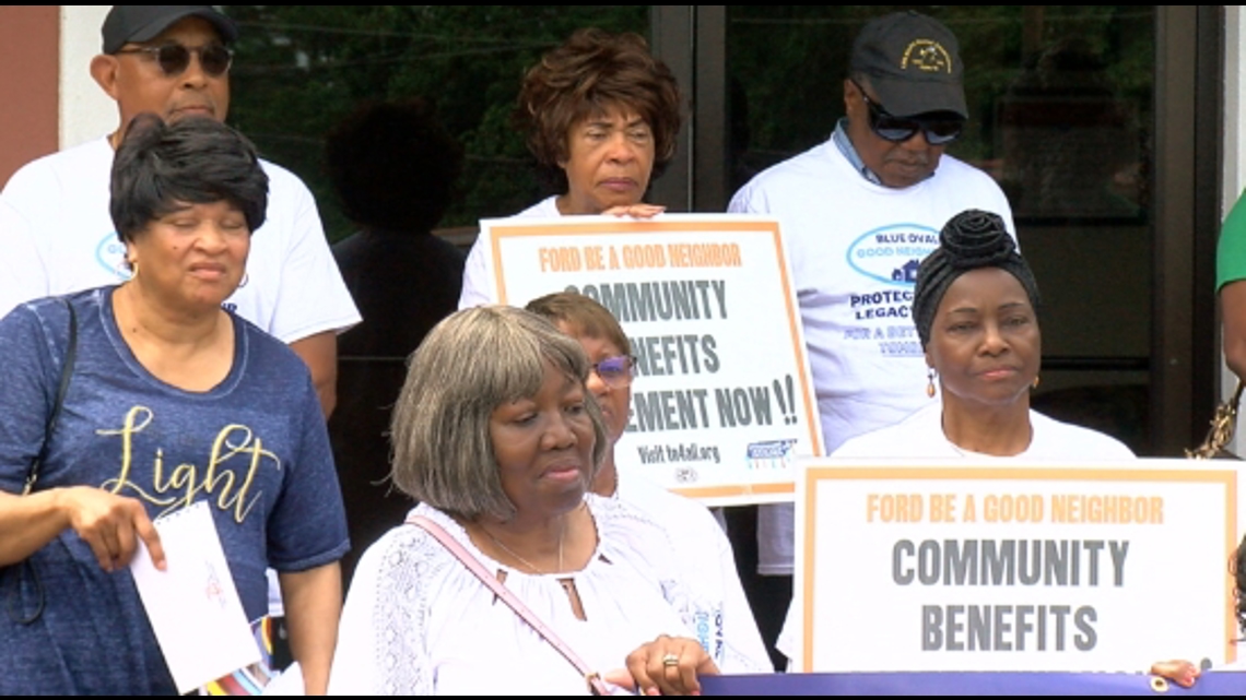 Residents calling for community benefits agreement with Ford [Video]