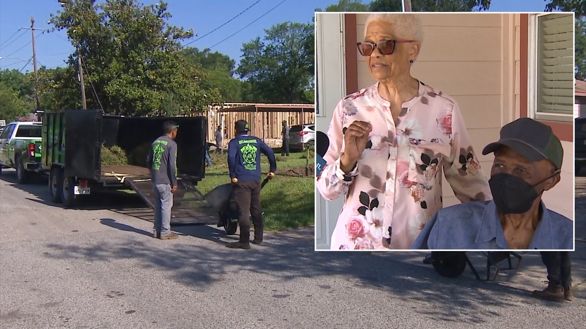 Elderly Texas couple gifted with lawn care for a year [Video]