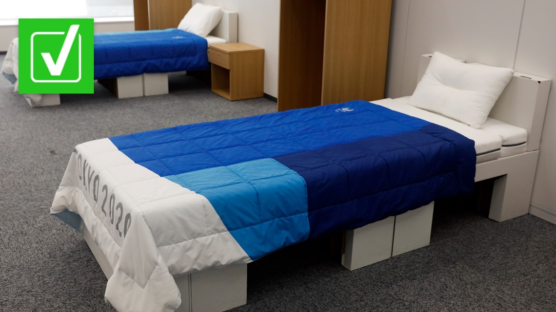 Cardboard beds at Olympics are real, but they arent anti-sex [Video]