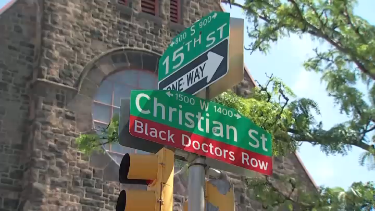 Philadelphia street now officially known as Black Doctors Row  NBC10 Philadelphia [Video]