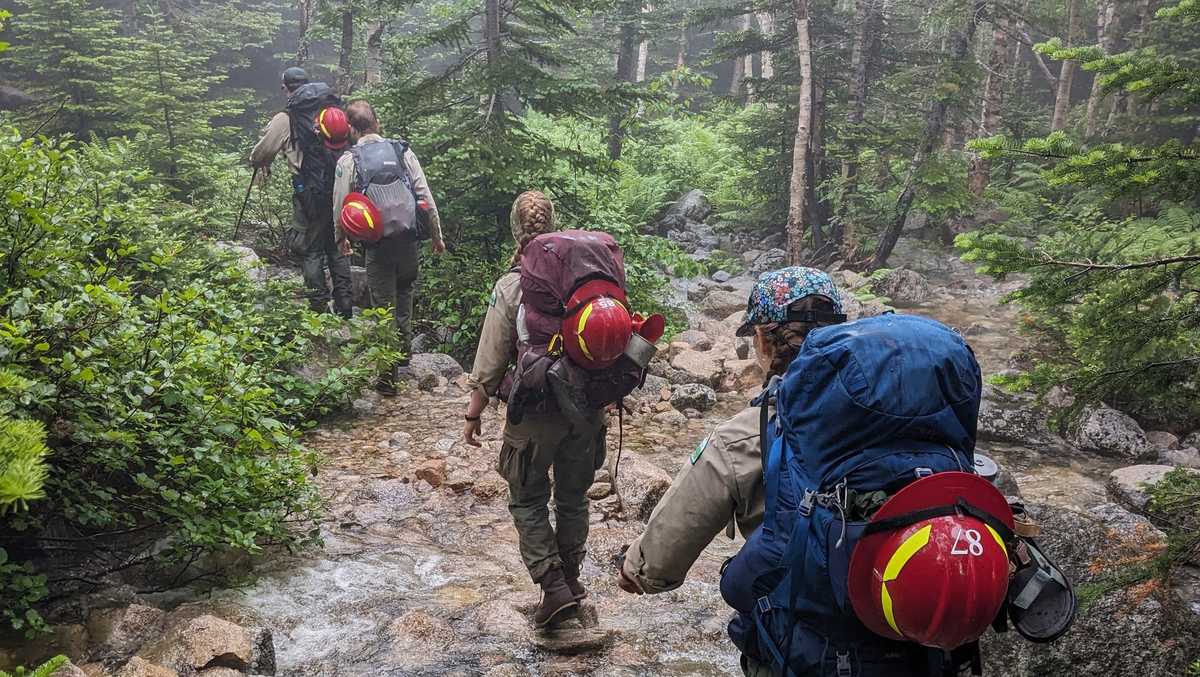 Volunteers help to clean-up trails in Rangeley [Video]