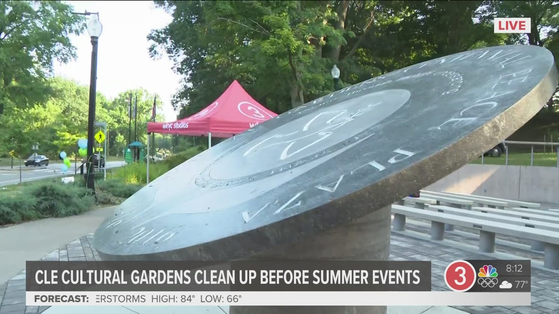 WKYC joins community to help clean up Cleveland Cultural Gardens ahead of summer events [Video]