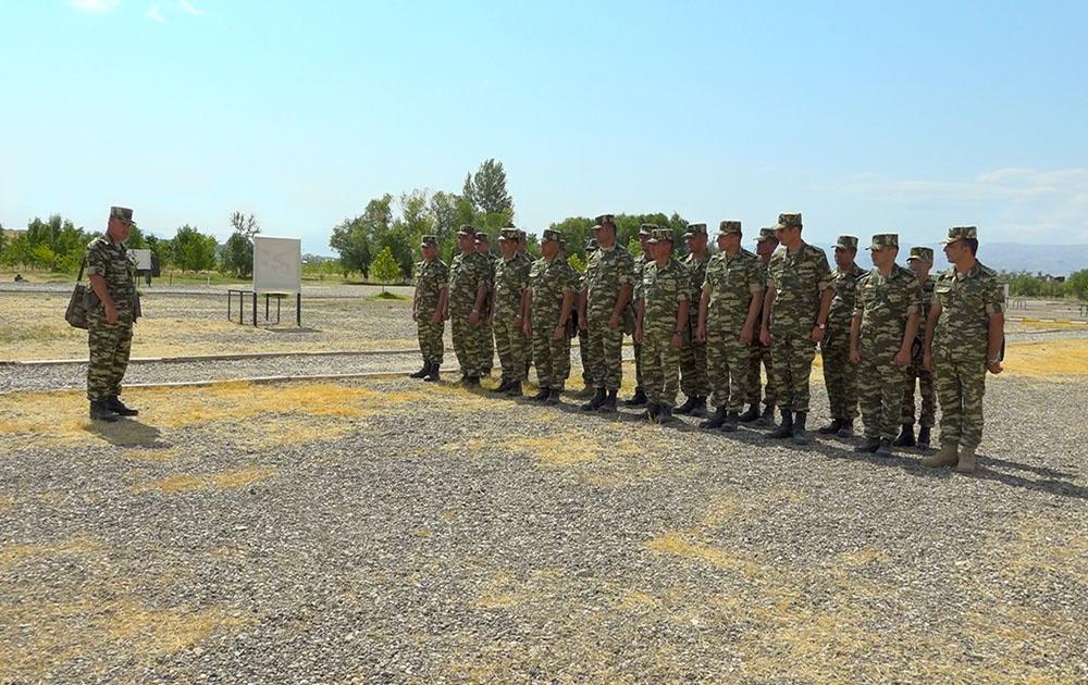 Classes on command training conducted in Azerbaijans Nakhchivan Separate Combined-arms Army (VIDEO)