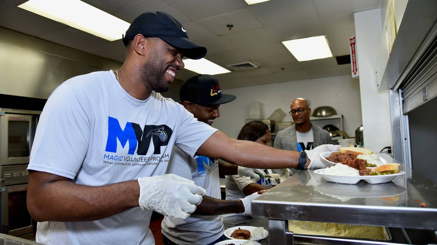 Orlando Magic staff members join Coalition for the Homeless Meal Serve event  WFTV [Video]