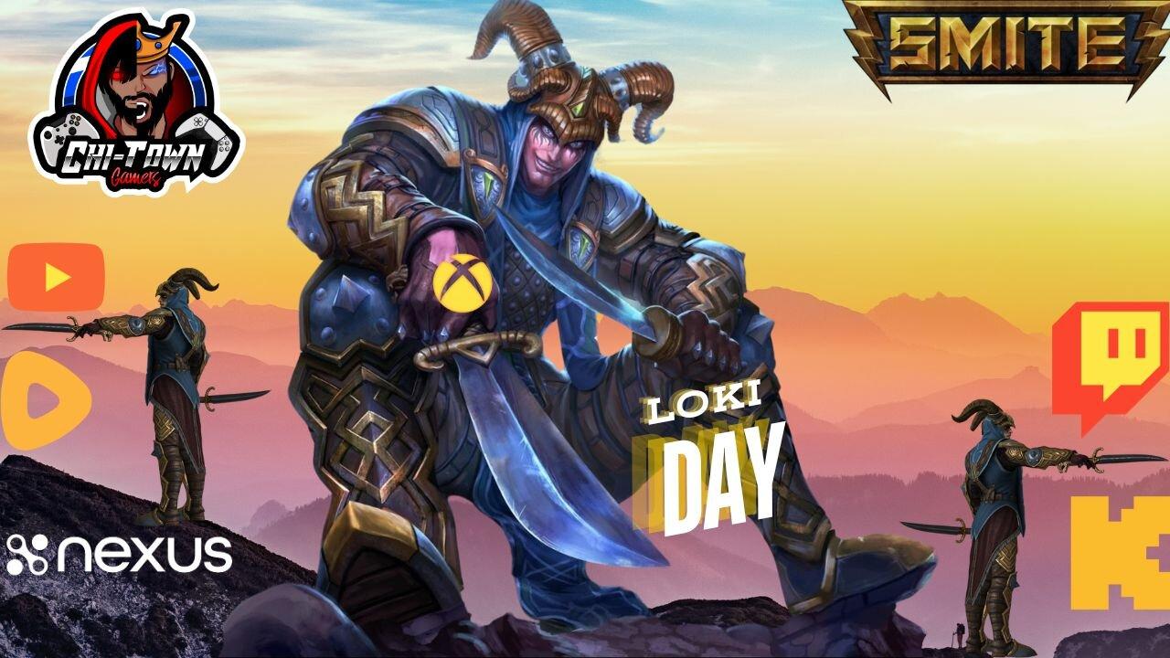 LIVE: SMITE AFTER HOURS (Loki Day) GIVEAWAY [Video]