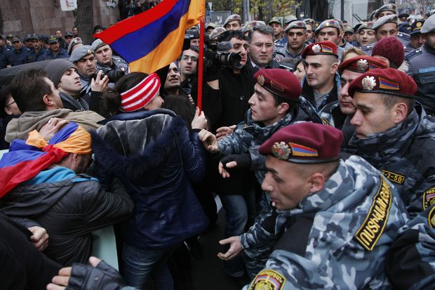 Protest again rise in price being held in Yerevan [Video]