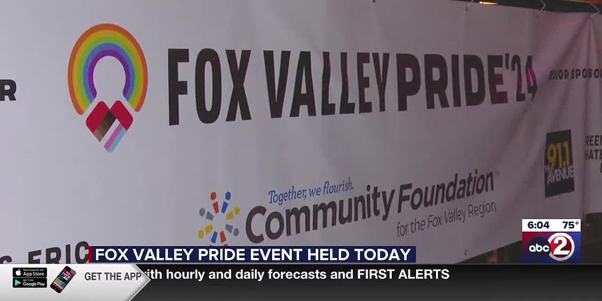 Fox Valley Pride celebrates the Fox Valley’s LGBTQIA2S+ community despite the rainy weather [Video]