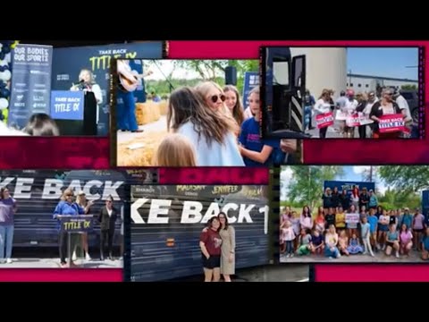 Martina Navratilova, Riley Gaines, Donna de Varona, Jennifer Sey Join Female Athletes For Rally in Washington, DC to “Take Back Title IX” on Nationwide Tour [Video]