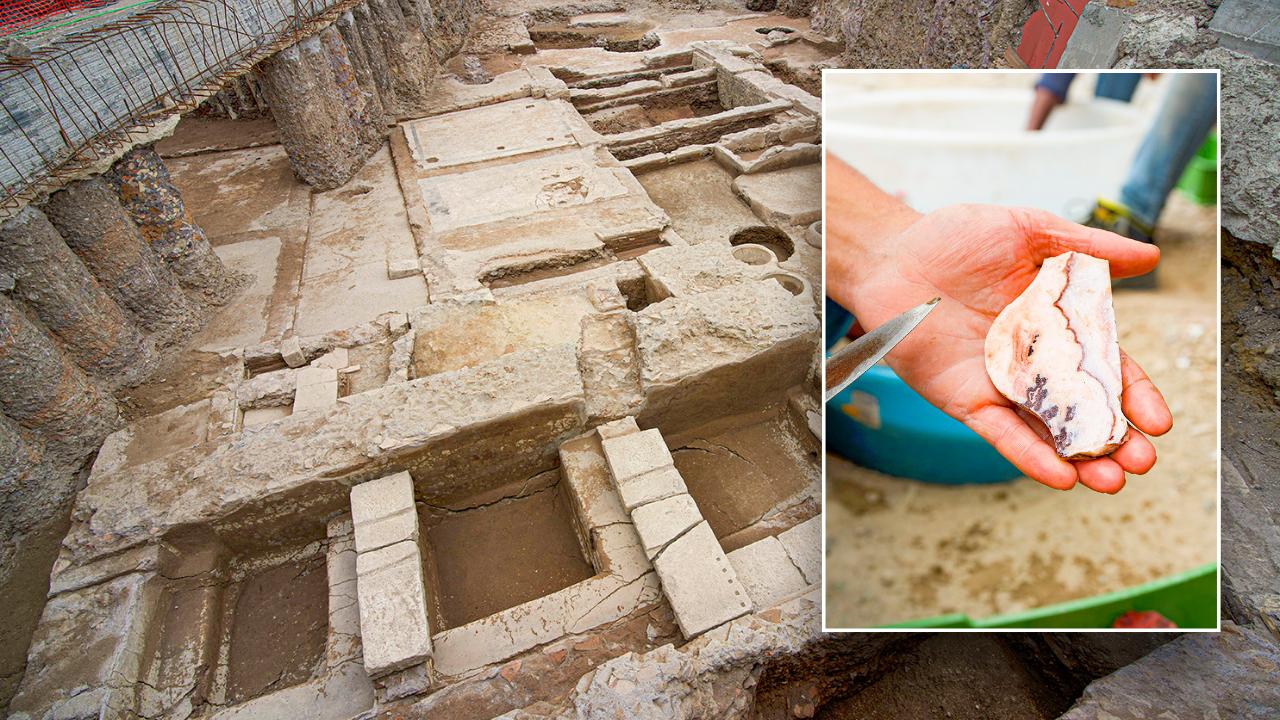 Ancient Roman laundry uncovered during construction project in Italy [Video]