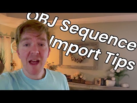 Tips for importing OBJ sequences for Trapcode [Video]