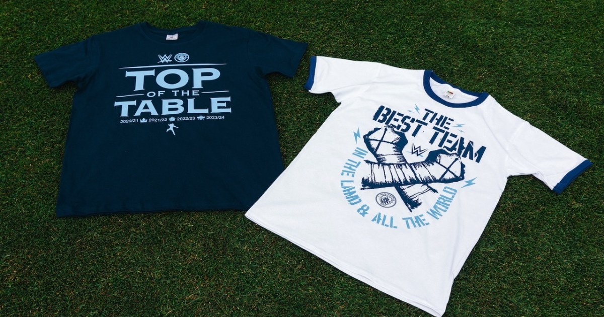 WWE And Manchester City Launch Exclusive Merchandise Collab [Video]