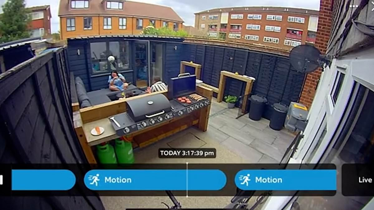 Sign them up Gareth! Family show natural football skills after three of them accidentally head stray ball when it is fired over their back garden fence [Video]