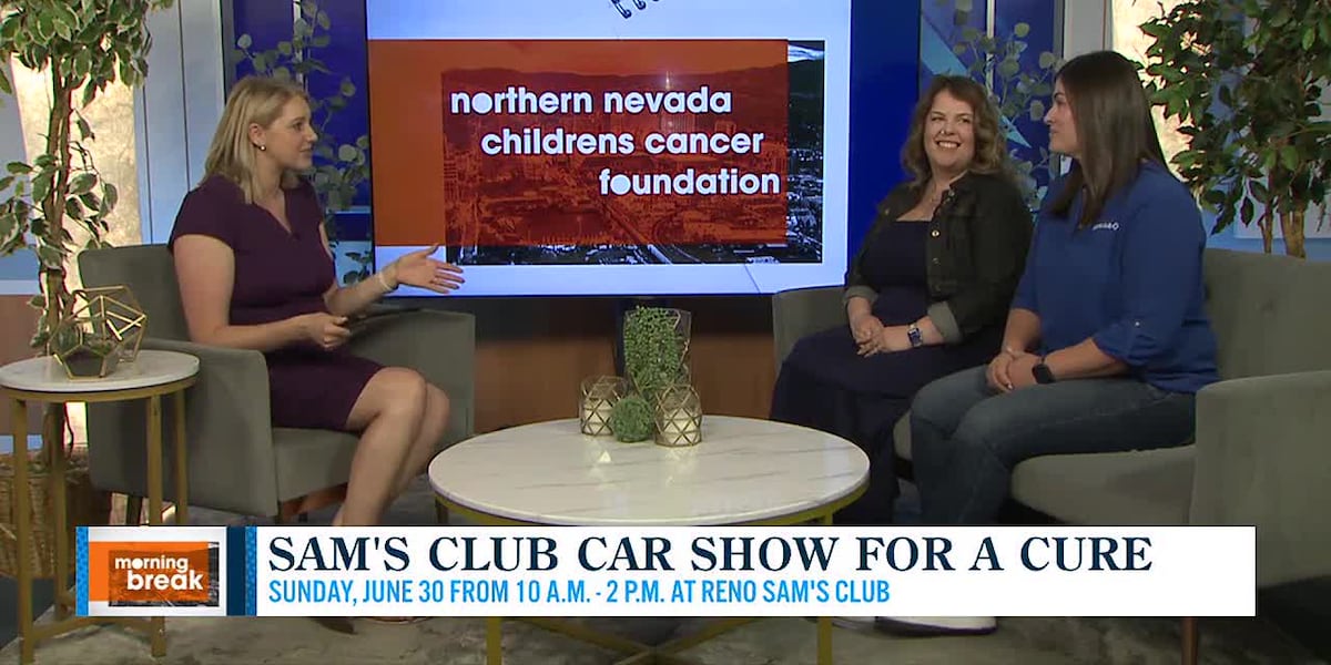 Reno Sams Clubs Car Show for a Cure to benefit Northern Nevada Childrens Cancer Foundation [Video]