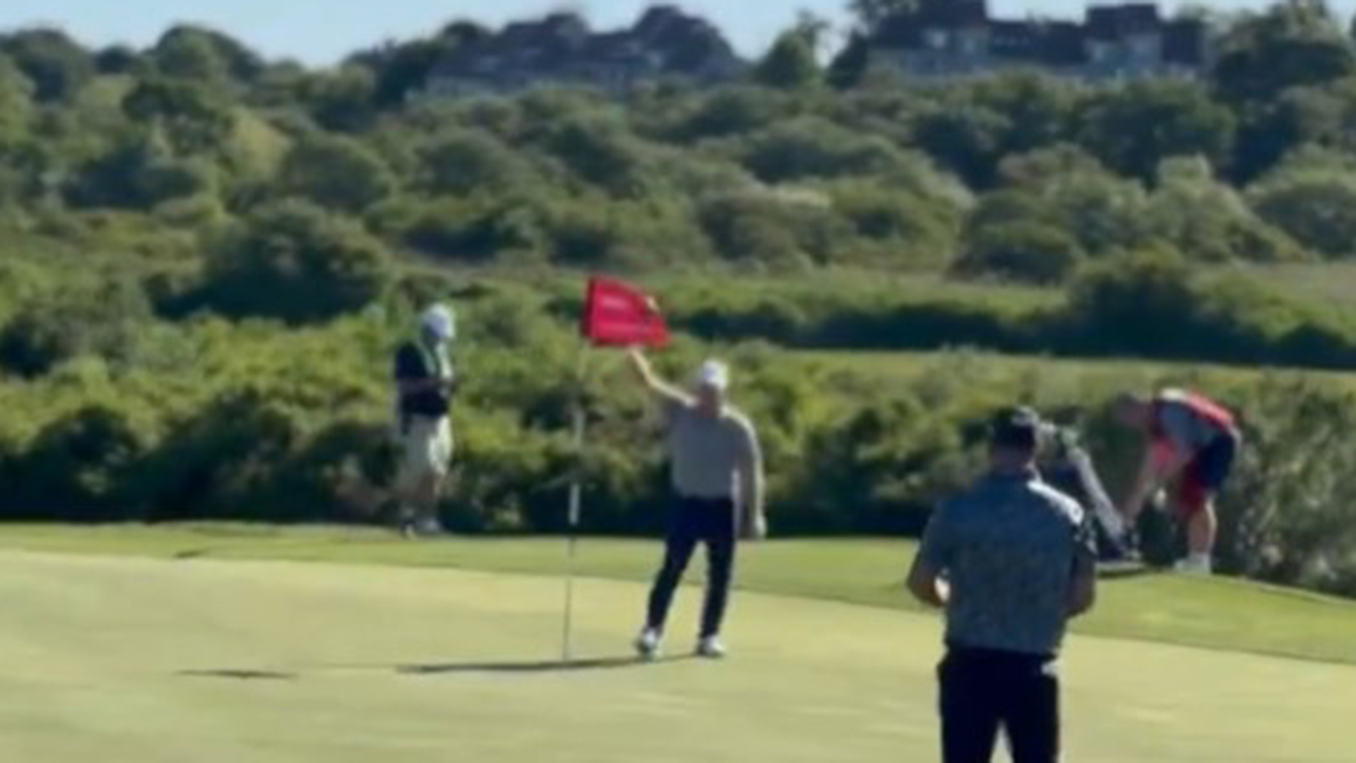 Watch incredible moment golfer achieves crazy 156MILLION-TO-ONE feat at US Senior Open and still finishes nine-over-par [Video]