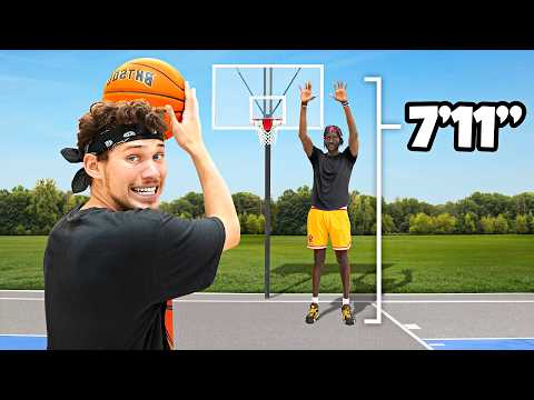 I Took 100 Shots vs World’s Tallest Basketball Player and Scored ___ [Video]