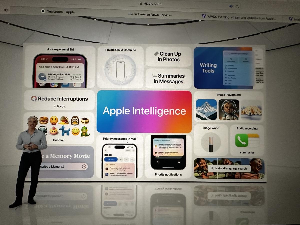 Apple Intelligence: AI with robust privacy coming soononyourdevices [Video]