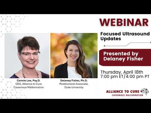 Delaney Fisher Ph.D. Focused Ultrasound Update Webinar [Video]