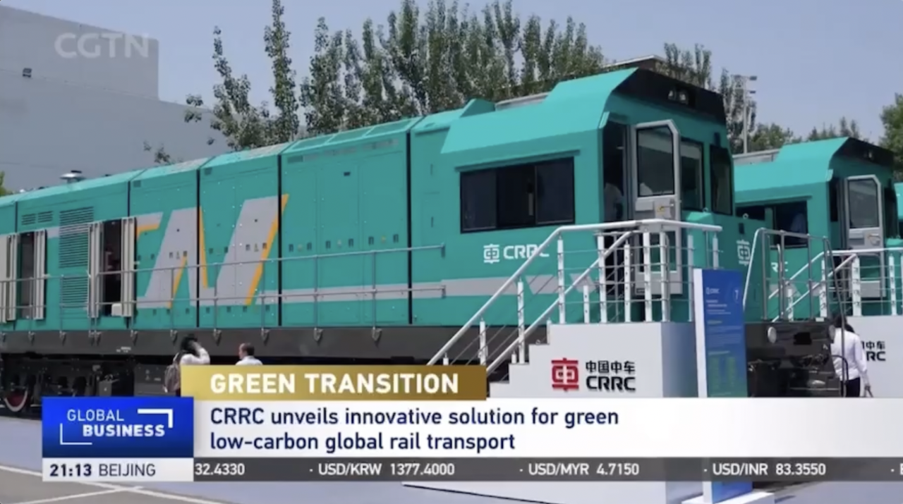 CRRC offers new solution for green, low-carbon global rail transport [Video]