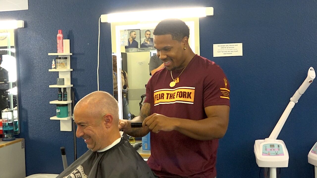 DeCarlos Brooks Giving Back With Free Haircut Event [Video]