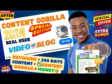 Content Gorilla 2024 Review ✅ Content Gorilla AI Review ✅ [Content Gorilla 2024 Review]👇 [Video]