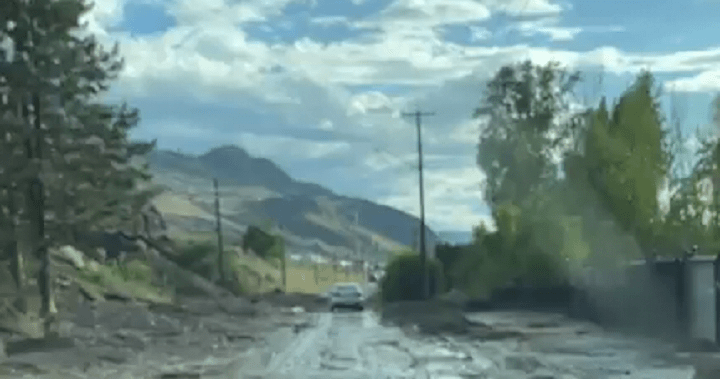 At least 20 homes damaged by flash flooding in Savona, B.C. [Video]