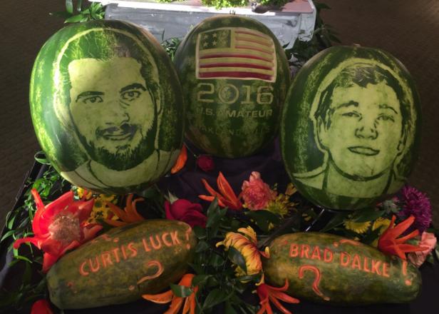 The latest perk of getting into the U.S. Amateur final? Your face carved in watermelon | Golf News and Tour Information [Video]