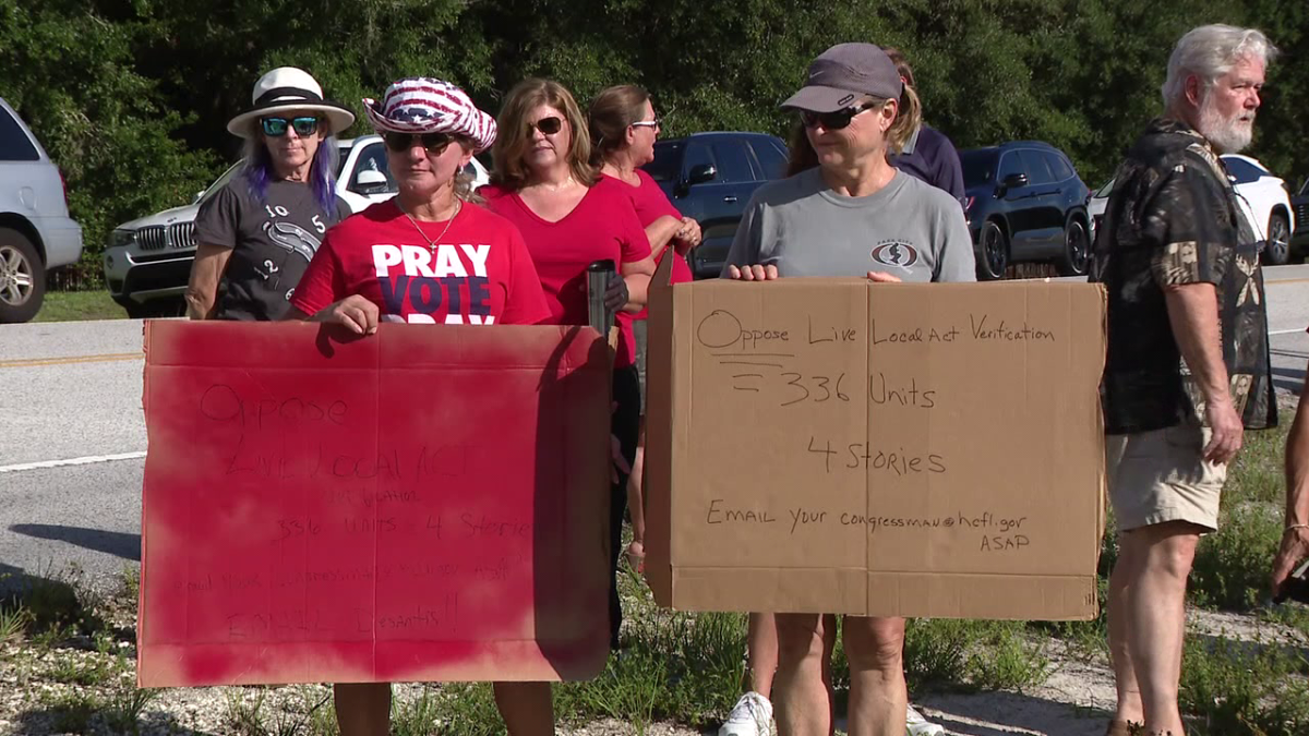 Keystone residents protest affordable housing project plans: ‘Not my backyard’ [Video]