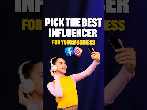 How To Pick The Perfect Influencer For Your Brand?  🤔 (TOOLS & TIPS) #influencermarketing #fbads ads [Video]