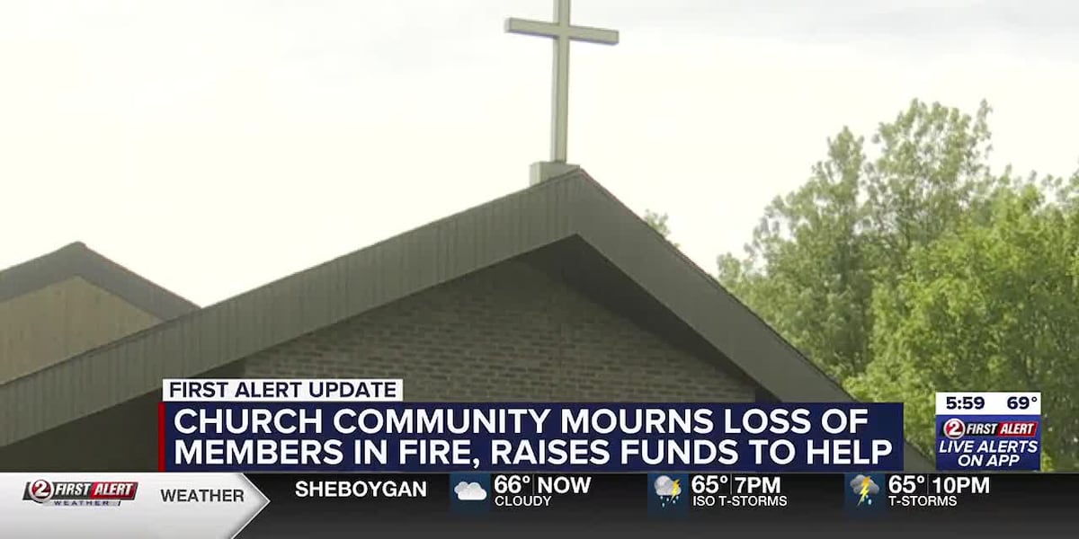 Church community mourns loss of members in fire, raises funds to help [Video]