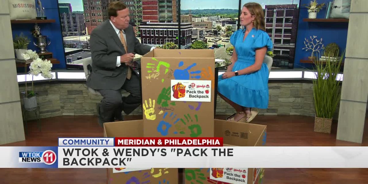 WTOK & Wendy’s partner to kick off “Pack the Backpack” campaign July 8th [Video]