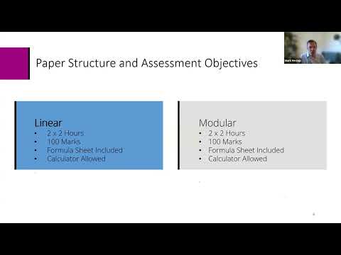 Planning Considerations for the New Modular International GCSE Maths course [Video]