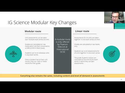 Planning Considerations for the New Modular International GCSE Physics course [Video]