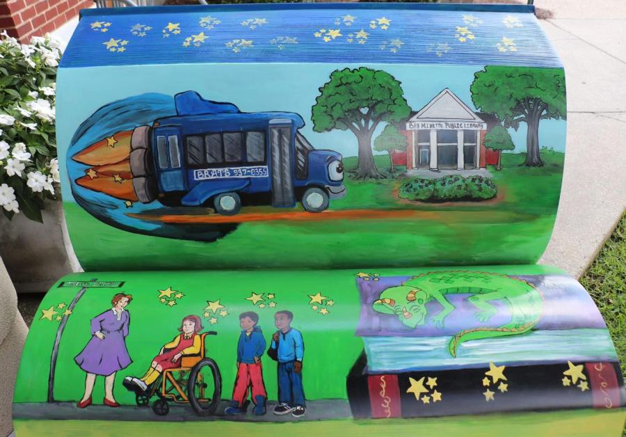 Bay Minette Public Library receives new painted bench [Video]