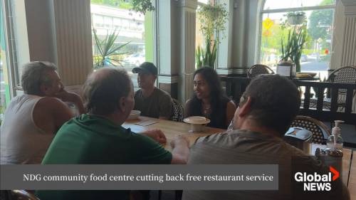 The Depot Community Food Centre in NDG is cutting back on its free restaurant service [Video]