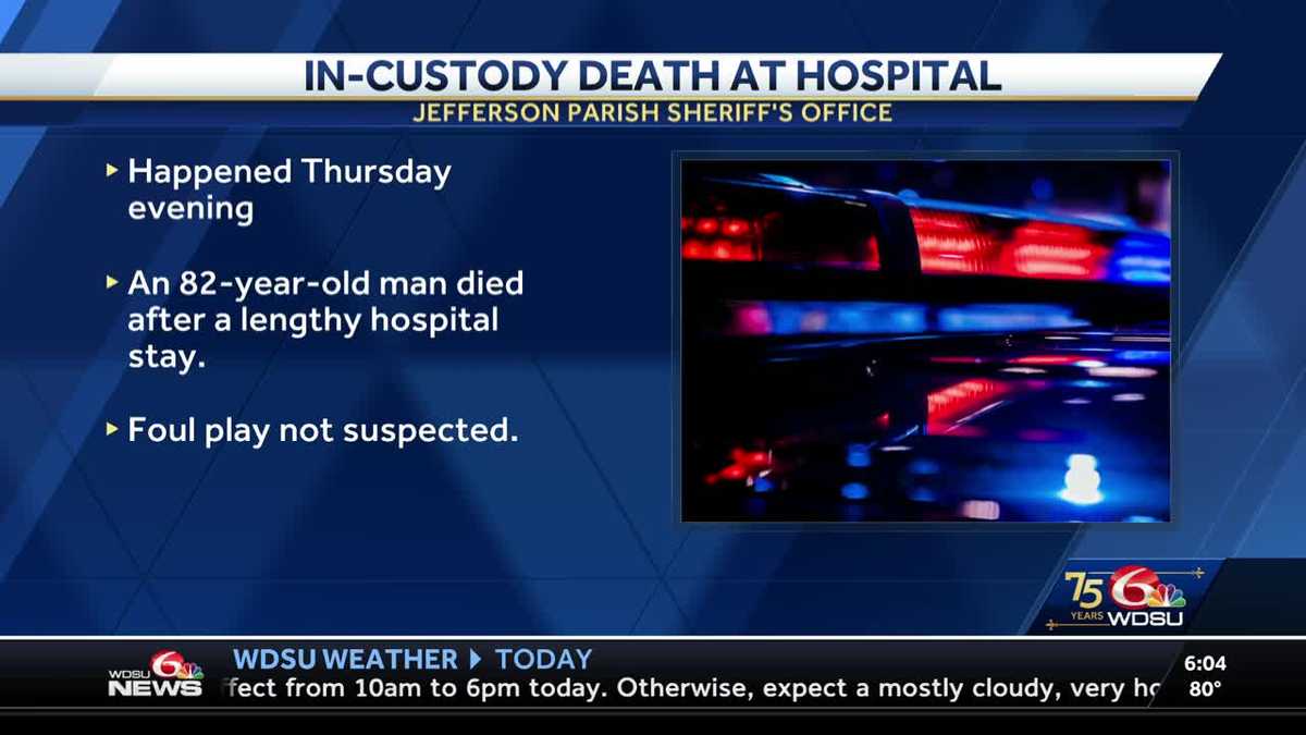 Jefferson Parish inmate dies while in custody [Video]